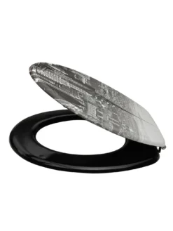 AQUALONA New York City Toilet Seat 6 AQUALONA New York City Toilet Seat -Rust-Oleum || d-c-fix || Harris Sales 4V3XL SQ3 0000000019 BLACK WHITE SLd1