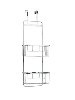 Croydex Hook Over Door Double Storage Basket