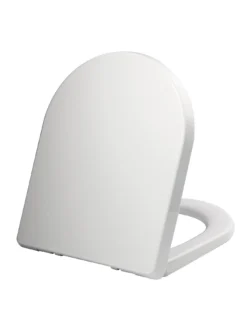 AQUALONA Thermoplast D Shaped Soft Close Toilet Seat -Rust-Oleum || d-c-fix || Harris Sales 6DNH7 SQ3 0000000013 WHITE SLd1