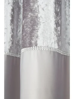 Amelie Crushed Velvet Lined Eyelet Curtains -Rust-Oleum || d-c-fix || Harris Sales KXCGJ SQ3 0000000035 SILVER SLd