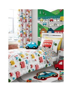 Catherine Lansfield Transport Lined Curtains