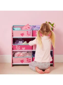 Hello Home Flowers And Birds Kids' Storage Unit -Rust-Oleum || d-c-fix || Harris Sales LVRQ3 SQ4 0000010474 FLOWERS BIRDS SLd