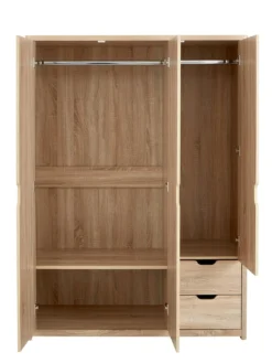 Very Home Aspen 3 Door, 2 Drawer Wardrobe -Rust-Oleum || d-c-fix || Harris Sales LXMUM SQ4 0000000006 OAK SLd