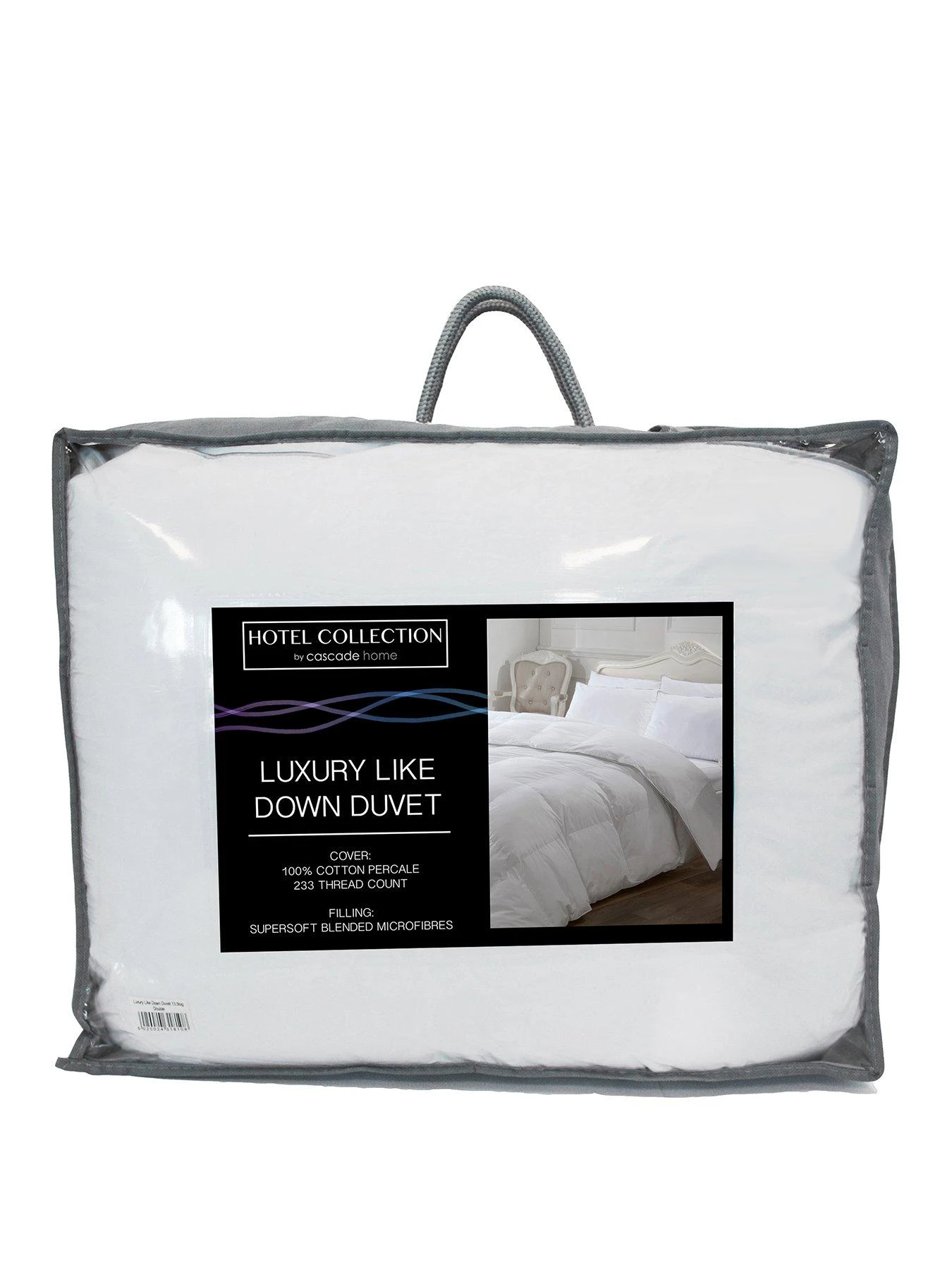 Very Home Luxury Like Down 100% Cotton Cover 10.5 Tog Duvet 1 Very Home Luxury Like Down 100% Cotton Cover 10.5 Tog Duvet