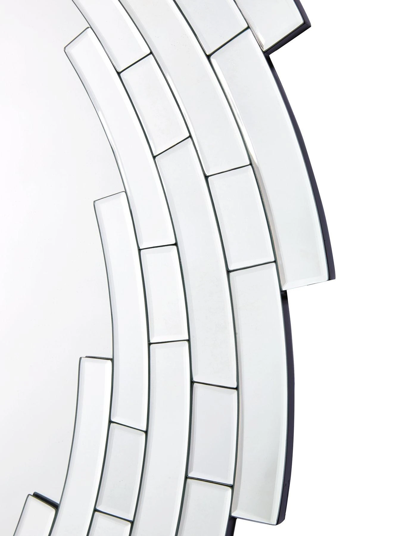 Michelle Keegan Home Swirl Faceted Round Wall Mirror 3 Michelle Keegan Home Swirl Faceted Round Wall Mirror - Image 3