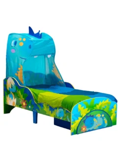 Worlds Apart Dinosaur Toddler Bed With Canopy And Storage -Rust-Oleum || d-c-fix || Harris Sales NCGJN SQ6 0000000099 N A SLd2