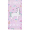 Catherine Lansfield Unicorn Beach Towel