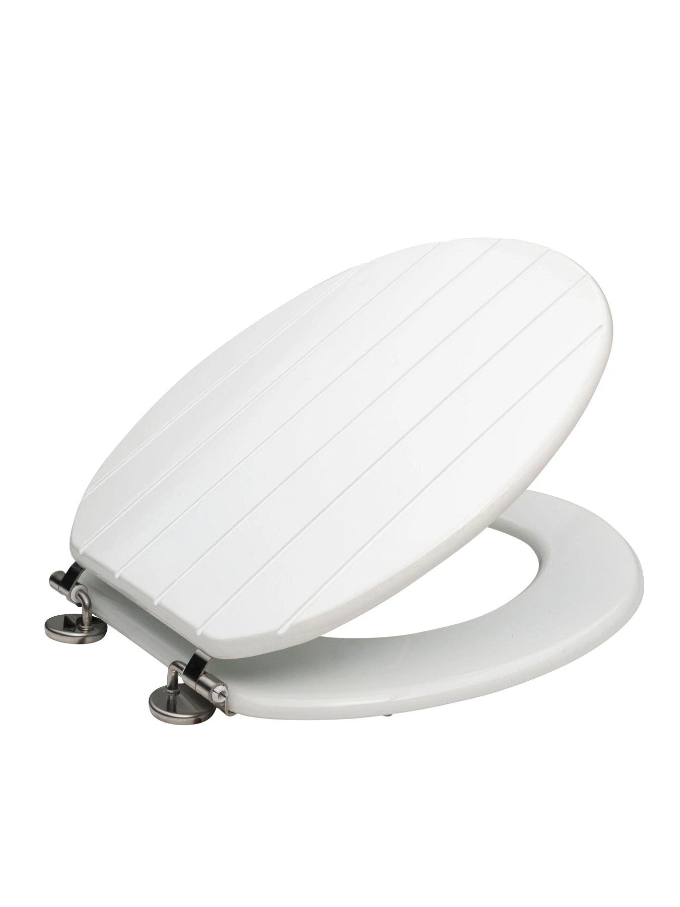 AQUALONA White Tongue And Groove Toilet Seat 2 AQUALONA White Tongue And Groove Toilet Seat - Image 2