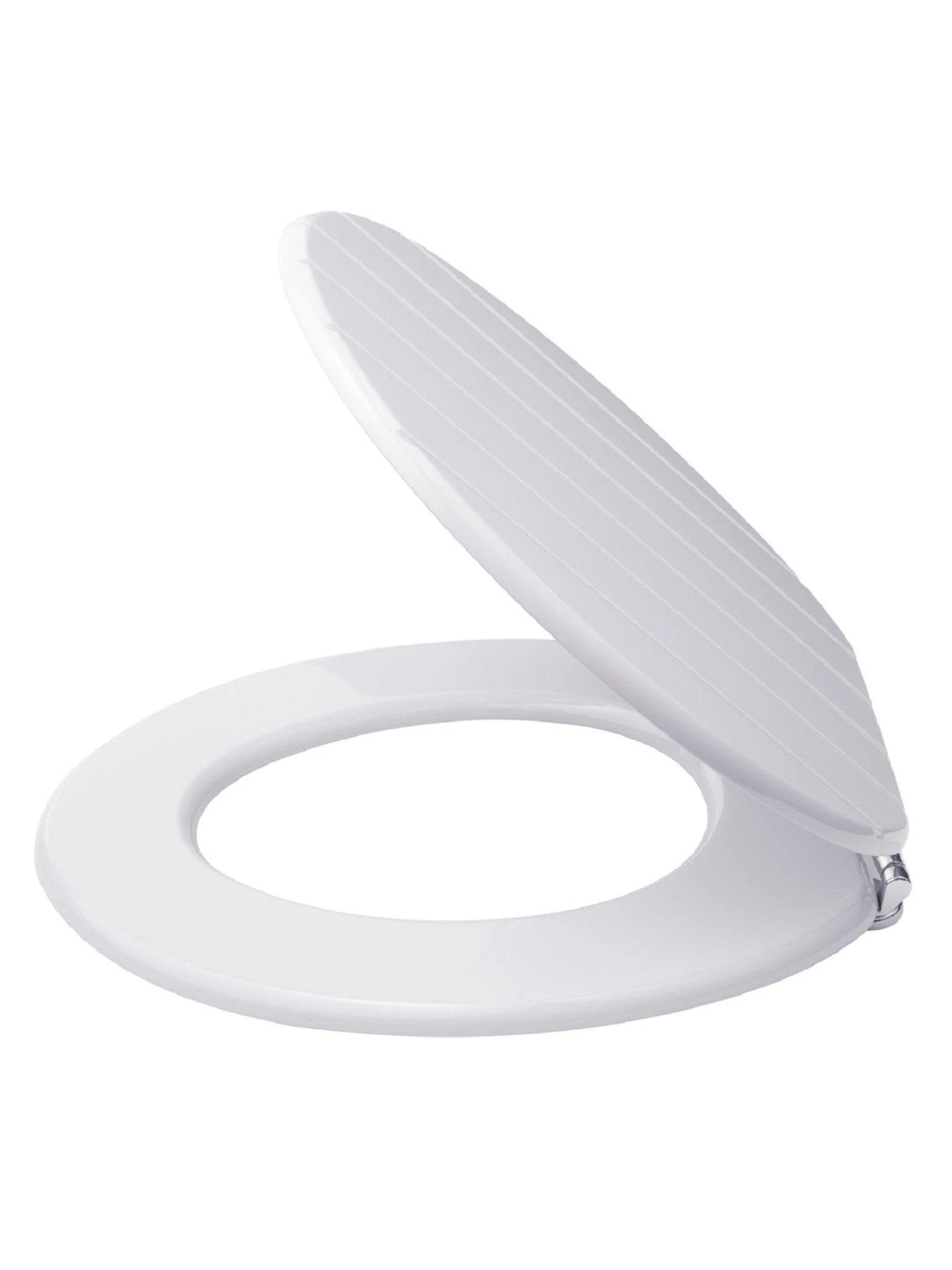 AQUALONA White Tongue And Groove Toilet Seat 3 AQUALONA White Tongue And Groove Toilet Seat - Image 3