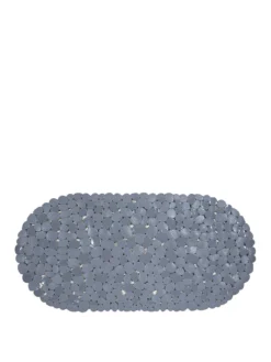 AQUALONA Pebbles Grey Safety Bath Mat