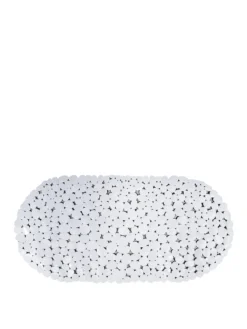 AQUALONA Pebbles White Safety Bath Mat