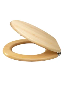 AQUALONA Solid Oakwood Soft Close Toilet Seat -Rust-Oleum || d-c-fix || Harris Sales NWQJ6 SQ3 0000000006 OAK SLd1