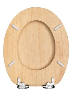 AQUALONA Solid Oakwood Soft Close Toilet Seat -Rust-Oleum || d-c-fix || Harris Sales NWQJ6 SQ4 0000000006 OAK SLd2