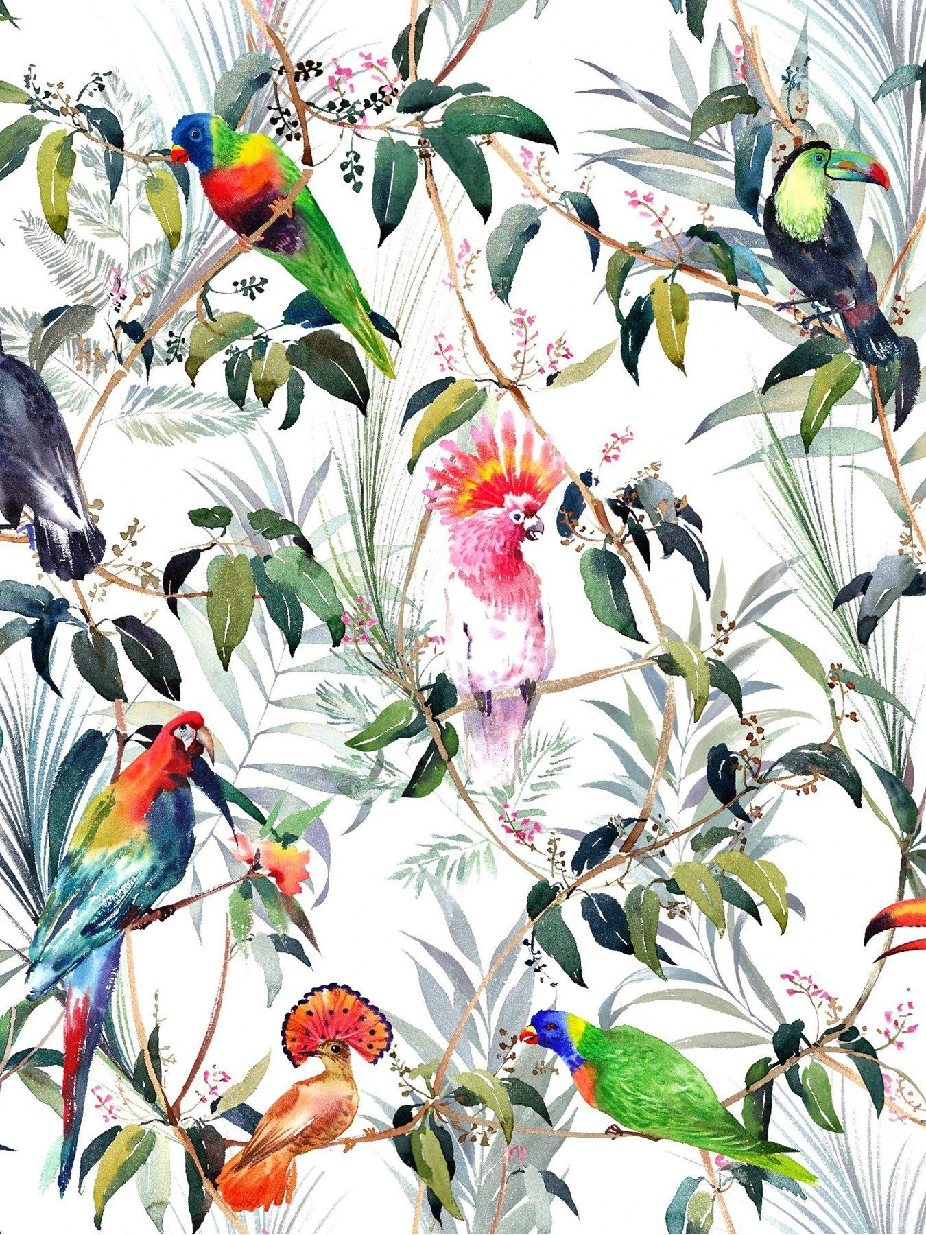 Fresco Amazon Tropical Multi Wallpaper 2 Fresco Amazon Tropical Multi Wallpaper - Image 2