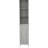 Lloyd Pascal Devonshire Tall Bathroom Cabinet - Painted Grey