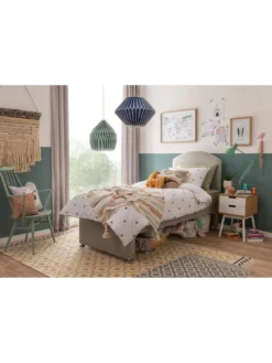 Silentnight Kids Maxi Store Fabric Divan Bed Set, Sprung Mattress And Headboard -Rust-Oleum || d-c-fix || Harris Sales PGREN SQ3 0000000406 SANDSTONE SLd