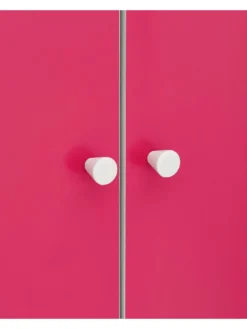 Very Home Miami Fresh Kids 3 Piece Package - 2 Door, 2 Drawer Wardrobe, 5 Drawer Chest, 3 Drawer Bedside Chest - Pink -Rust-Oleum || d-c-fix || Harris Sales PH6DJ SQ5 0000000063 PINK SLd1