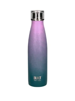 Built Hydration Double Walled Stainless Steel Water Bottle – Pink And Blue Ombre