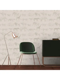 Boutique Safari Cream & Rose Gold Wallpaper  -Rust-Oleum || d-c-fix || Harris Sales PLLEG SQ4 0000000013 WHITE SLd2