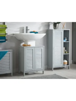 Lloyd Pascal Atlanta Under Basin Unit With Push Opening Doors - Grey -Rust-Oleum || d-c-fix || Harris Sales PNQM7 SQ6 0000000005 GREY SLd2