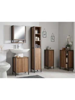 Lloyd Pascal Linley Single Console Bathroom Unit -Rust-Oleum || d-c-fix || Harris Sales PTCR7 SQ6 0000000006 OAK SLd2