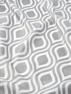 Croydex Grey Medallion Shower Curtain -Rust-Oleum || d-c-fix || Harris Sales PV7RY SQ3 0000000005 GREY SLd1