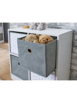 Lloyd Pascal 4 Cube Storage Unit With Stars -Rust-Oleum || d-c-fix || Harris Sales PXTHY SQ4 0000000444 GREY WHITE SLd