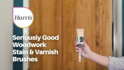 Harris Seriously Good Woodwork Stain & Varnish Paint Brushes 3 Pack -Rust-Oleum || d-c-fix || Harris Sales PYJAL SQ7 0000000099 N A DVvL