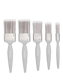 Harris Essentials Walls & Ceilings Paint Brushes 5 Pack