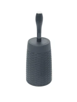 Addis Faux Rattan Toilet Brush And Holder