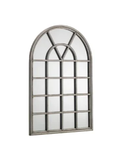 Julian Bowen Opus Pewter Window Mirror