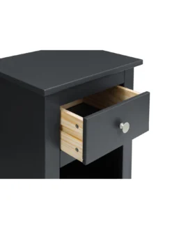 Julian Bowen Radley 1 Drawer Bedside Chest - Athracite -Rust-Oleum || d-c-fix || Harris Sales Q74DQ SQ6 0000000833 ANTHRACITE GREY SLd2