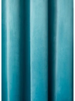 Laurence Llewelyn-Bowen Montrose Velvet Blackout Eyelet Curtains -Rust-Oleum || d-c-fix || Harris Sales Q74GA SQ3 0000000027 DUCK EGG SLd1