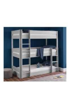Julian Bowen Trio Triple Stacker Bunk Bed - Grey