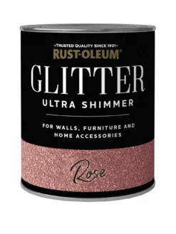 Rust-Oleum Glitter Ultra Shimmer Paint – Rose – 250 Ml Tin