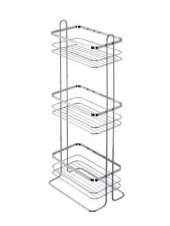 Croydex Free-Standing Three-Tier Storage Basket -Rust-Oleum || d-c-fix || Harris Sales QGG9D SQ3 0000000035 SILVER SLd1