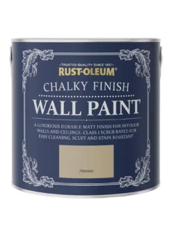 Rust-Oleum Chalky Finish 2.5-litre Wall Paint – Hessian