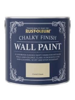 Rust-Oleum Chalky Finish 2.5-litre Wall Paint – Clotted Cream