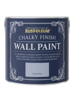 Rust-Oleum Chalky Finish 2.5-litre Wall Paint – Powder Blue