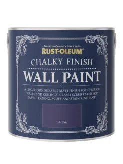 Rust-Oleum Chalky Finish 2.5-litre Wall Paint – Ink Blue