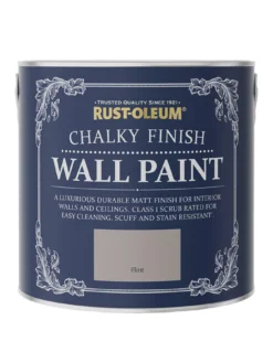 Rust-Oleum Chalky Finish 2.5-litre Wall Paint – Flint