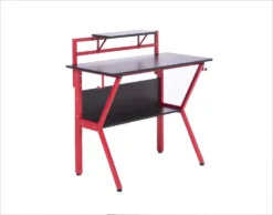 Lloyd Pascal Rogue Compact Gaming Desk - Blue/Black -Rust-Oleum || d-c-fix || Harris Sales QHWCM SQ8 0000000024 BLACK BLUE DVvL scaled