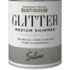 Rust-Oleum Medium Shimmer Glitter Silver 750ml