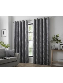 Curtina Kendall Eyelet Lined Curtains