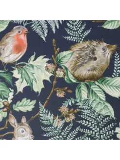 Superfresco Easy Kids Woodland Animals Navy Wallpaper -Rust-Oleum || d-c-fix || Harris Sales QT9RU SQ3 0000000048 NAVY SLd1