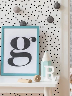 Superfresco Easy Kids Confetti Black And White Wallpaper