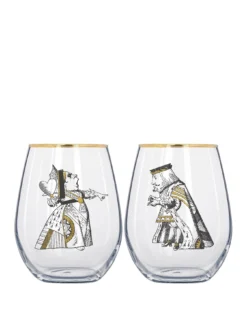 V&A Alice In Wonderland Set Of 2 His & Hers Tumblers