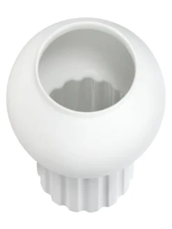 Very Home Cleo Rib Column Vase -Rust-Oleum || d-c-fix || Harris Sales QUE9W SQ3 0000000013 WHITE SLd1