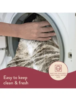 Dreamland Hygge Days Luxury Faux Fur Warming Throw - Natural -Rust-Oleum || d-c-fix || Harris Sales QVJA7 SQ6 0000000003 NATURAL SLd3