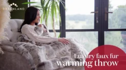 Dreamland Hygge Days Luxury Faux Fur Warming Throw - Natural -Rust-Oleum || d-c-fix || Harris Sales QVJA7 SQ8 0000000003 NATURAL DVvL